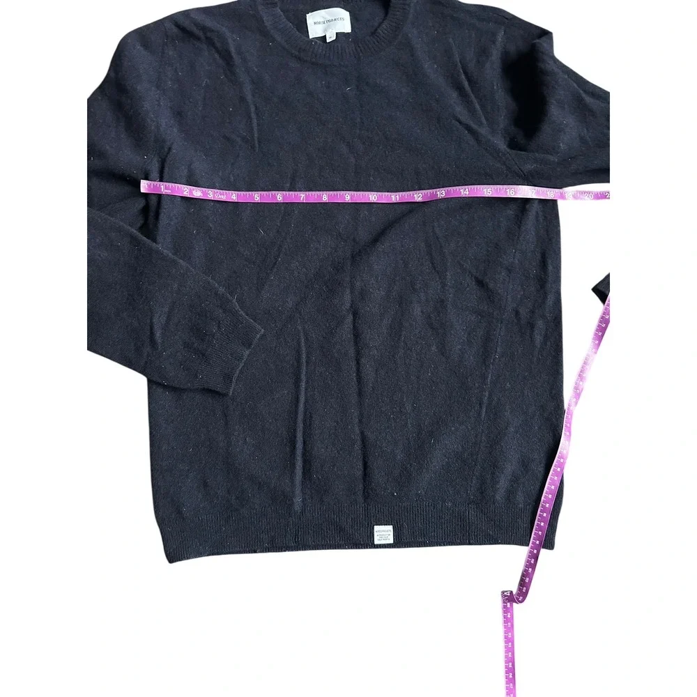 Norse Projects Sigfred Light Wool Navy Blue Merino Crewneck Sweater Men's Medium